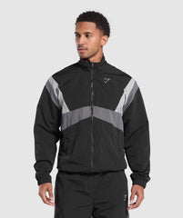 Retro Track Jacket Black/Dark Grey/Smokey Grey