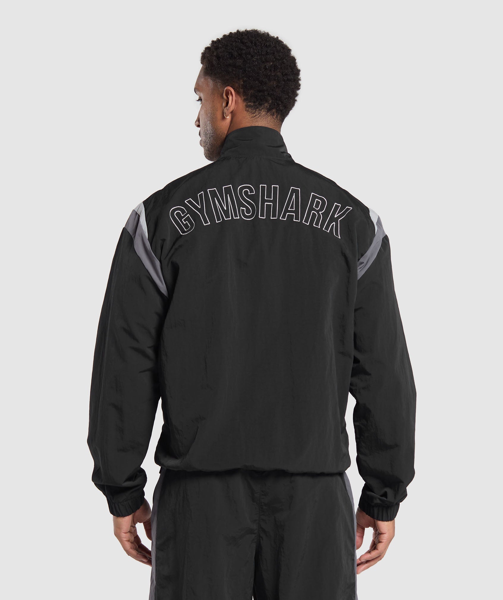 Retro Track Jacket Black/Dark Grey/Smokey Grey