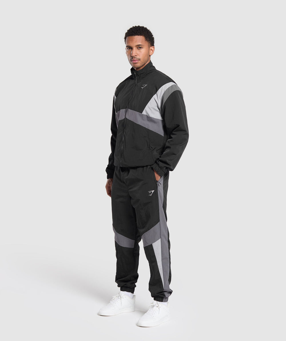 Retro Track Jacket Black/Dark Grey/Smokey Grey
