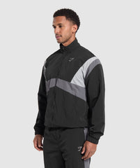 Retro Track Jacket Black/Dark Grey/Smokey Grey