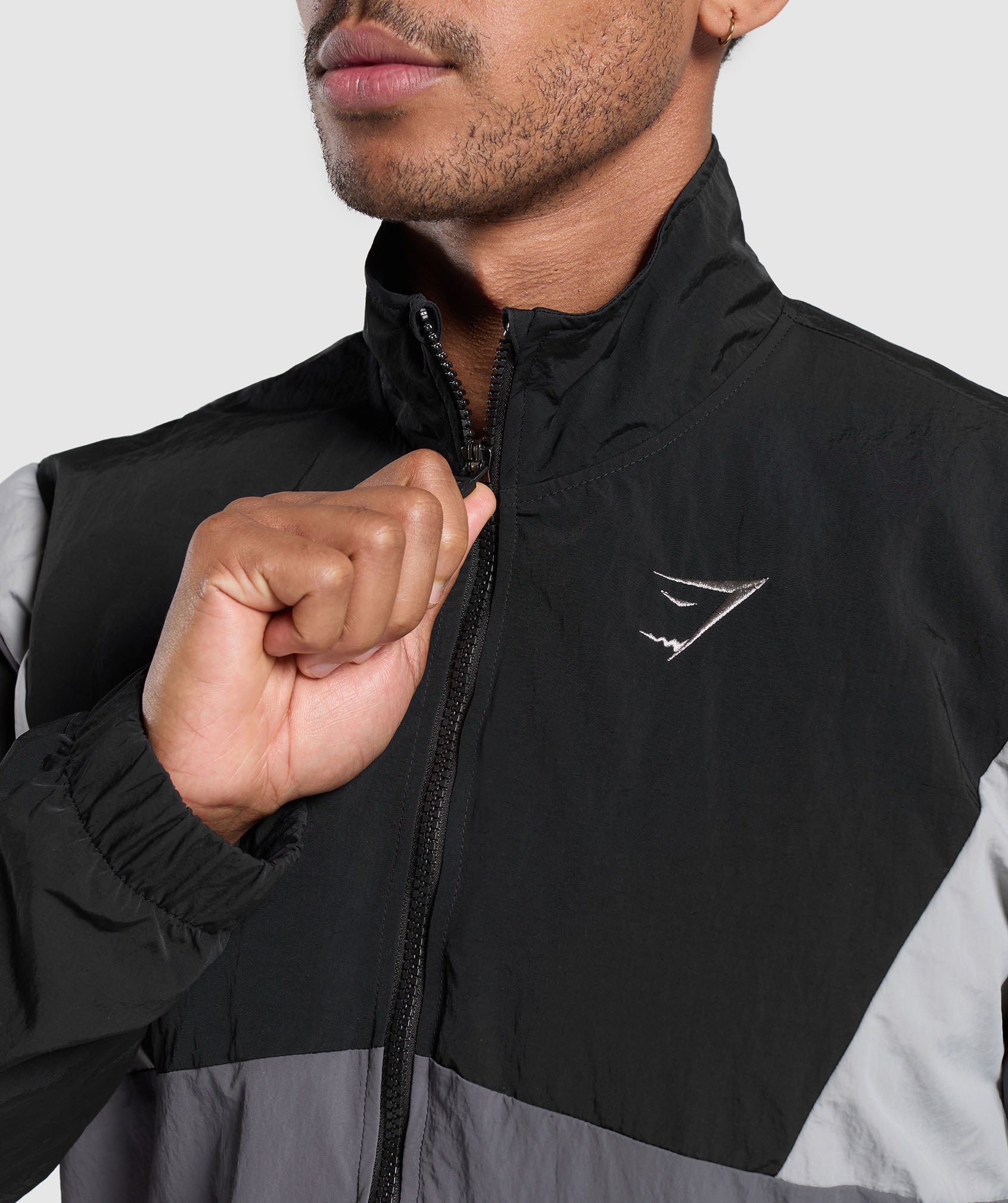 Retro Track Jacket Black/Dark Grey/Smokey Grey