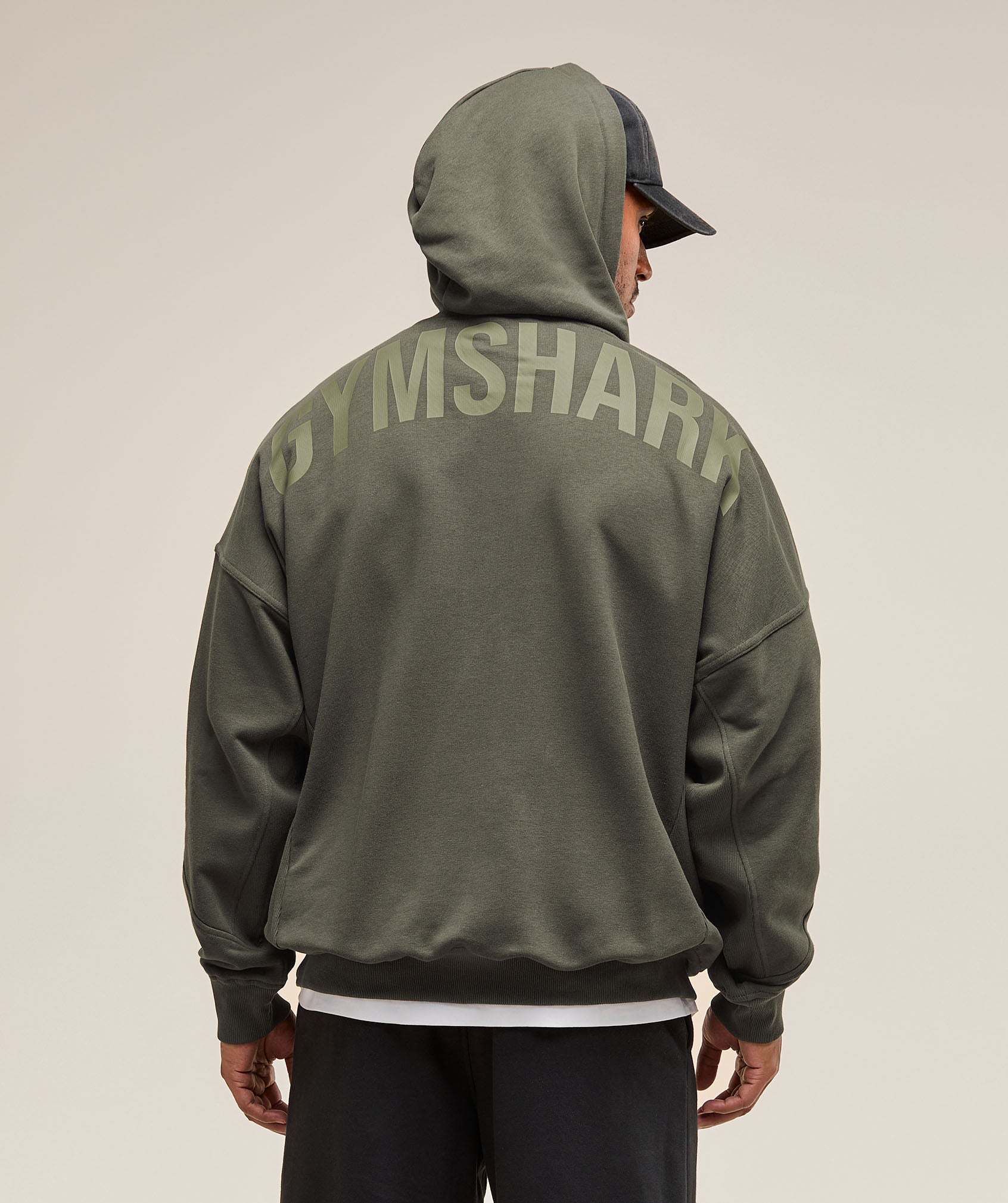 Power Zip Up Hoodie Strength Green