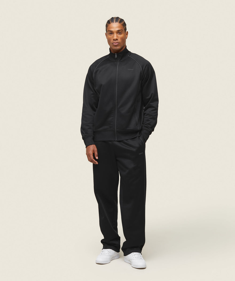 everywear Track Jacket Black/White