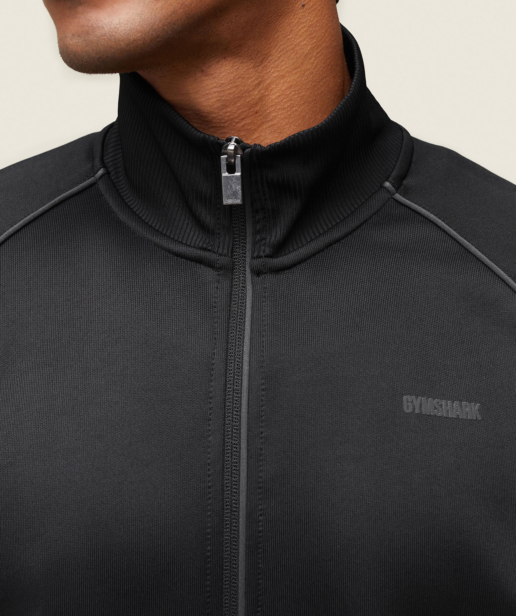 everywear Track Jacket Black/White