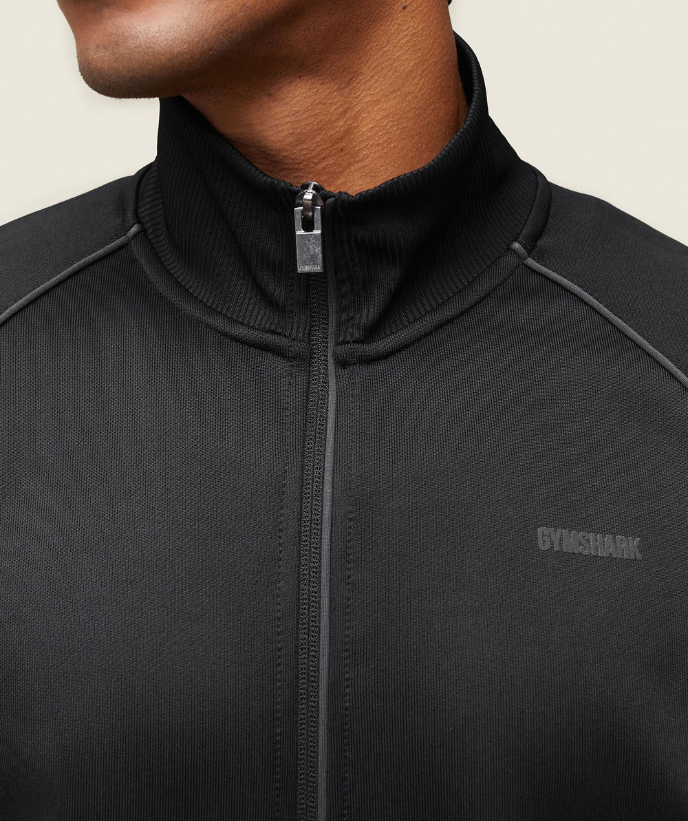 everywear Track Jacket Black/White