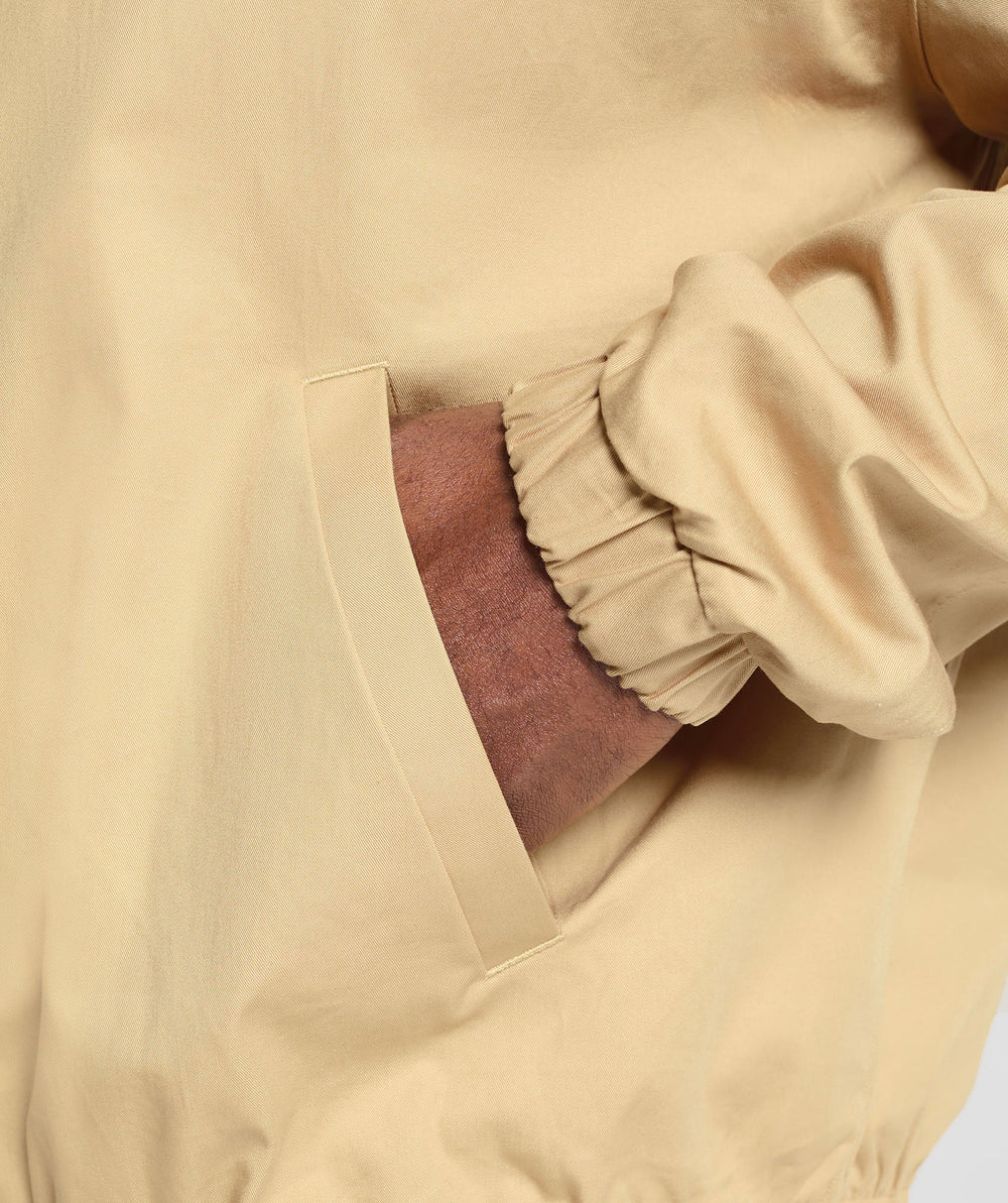 Oversized Hooded Jacket Sand Beige