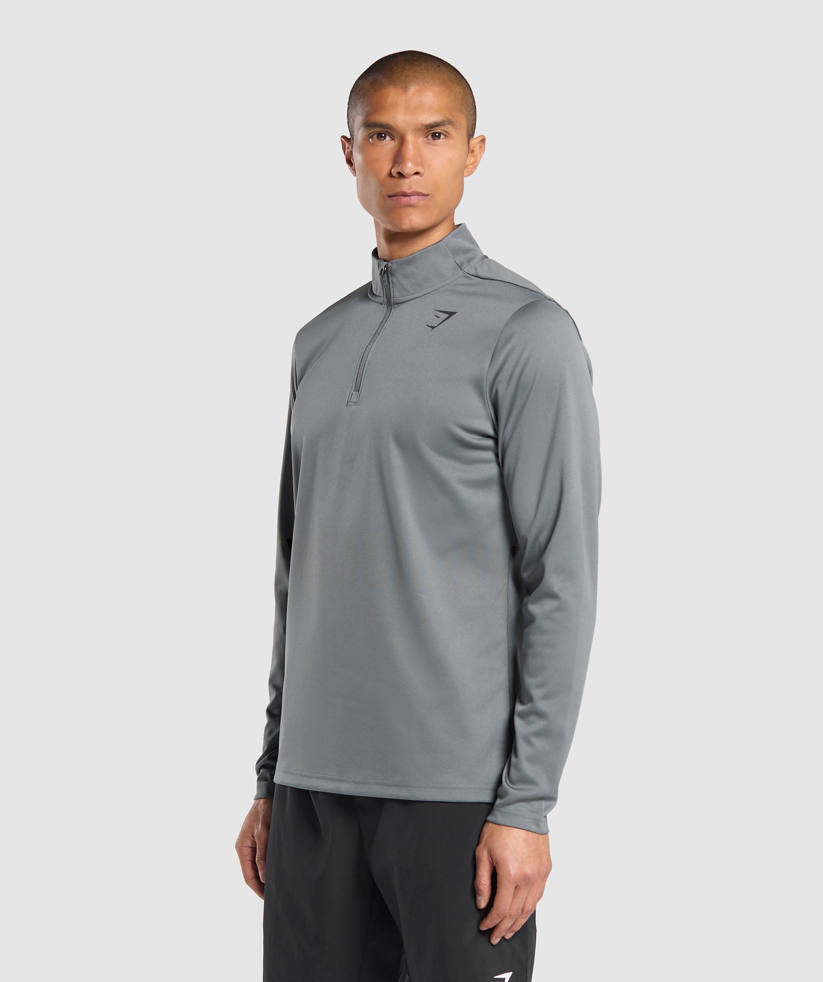 Running Dept. 1/4 Zip Pitch Grey