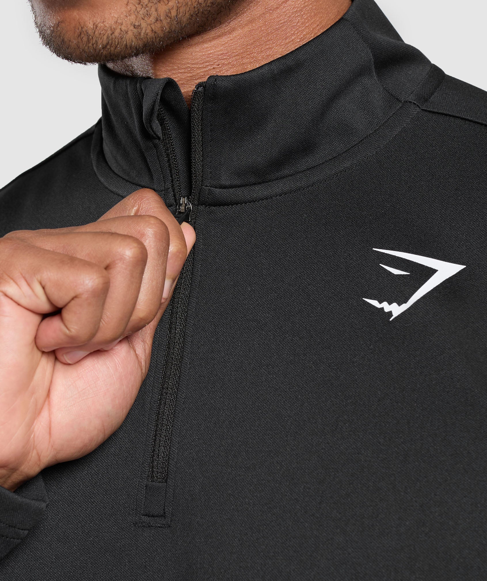Running Dept. 1/4 Zip Black