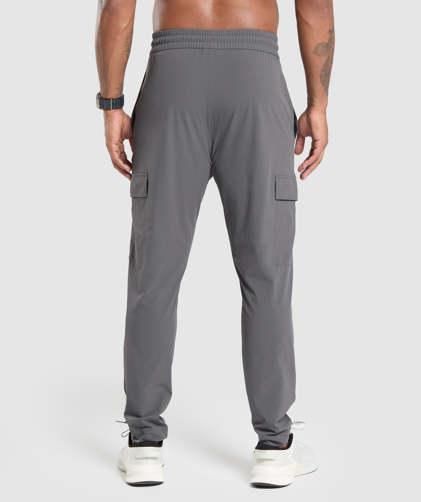 Stretch Woven Cargo Pants Graphite Grey