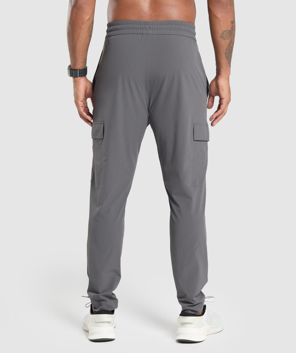 Stretch Woven Cargo Pants Graphite Grey