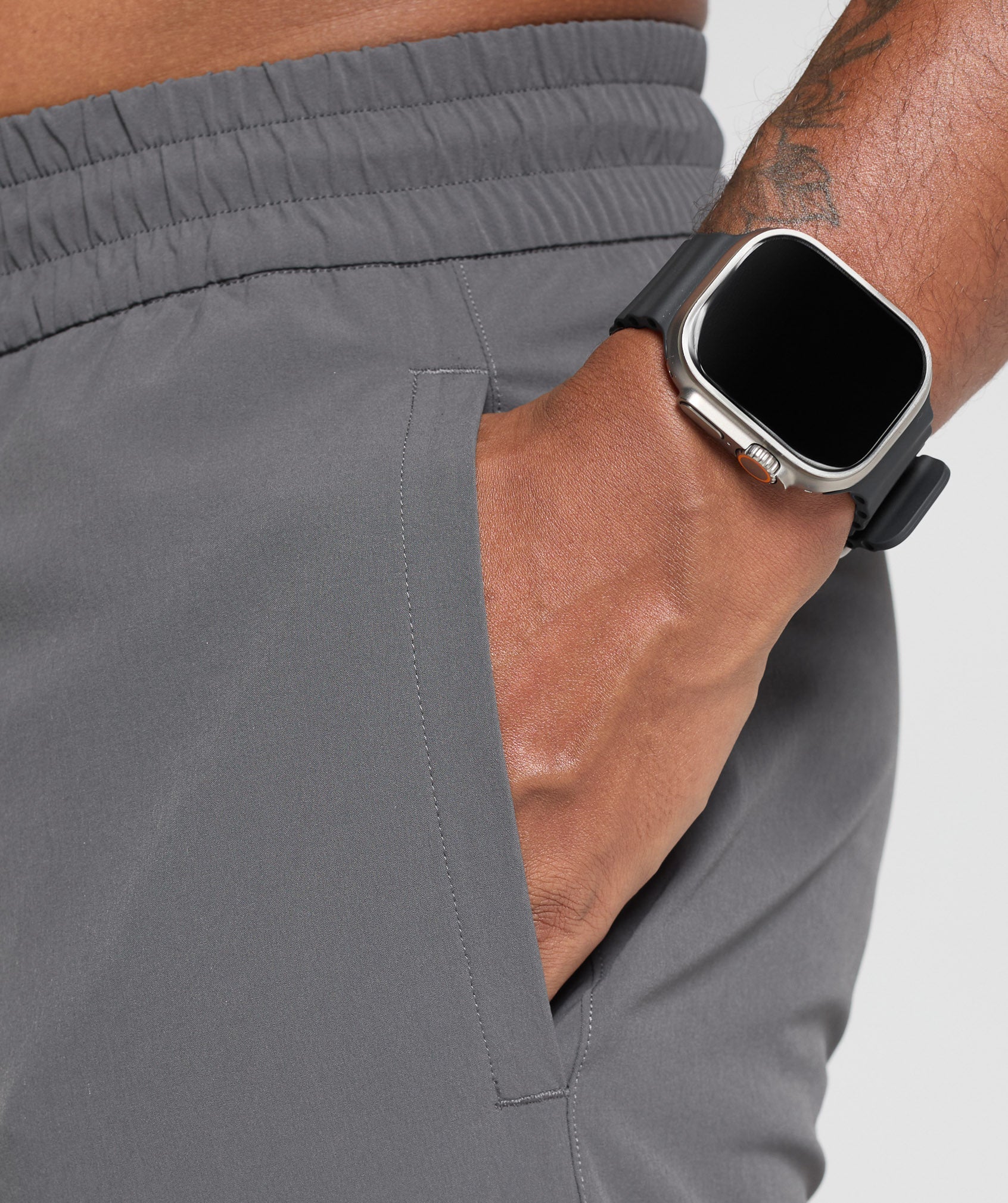 Stretch Woven Cargo Pants Graphite Grey