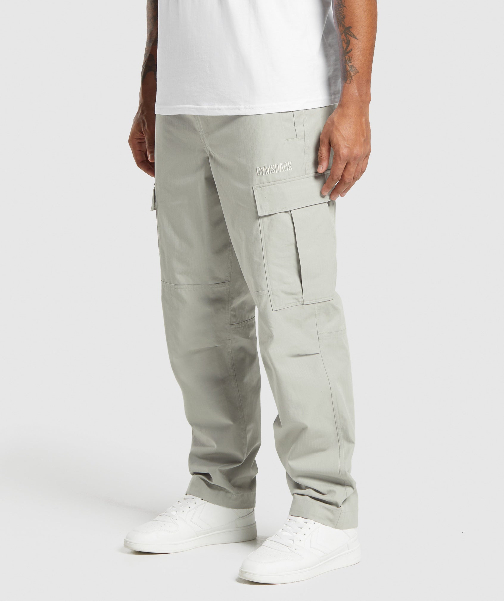 Ripstop Cargo Pants Stone Grey