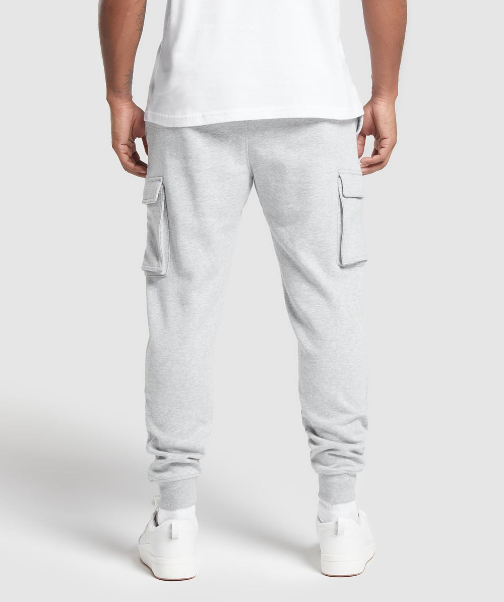 Crest Cargo Joggers Light Grey Core Marl