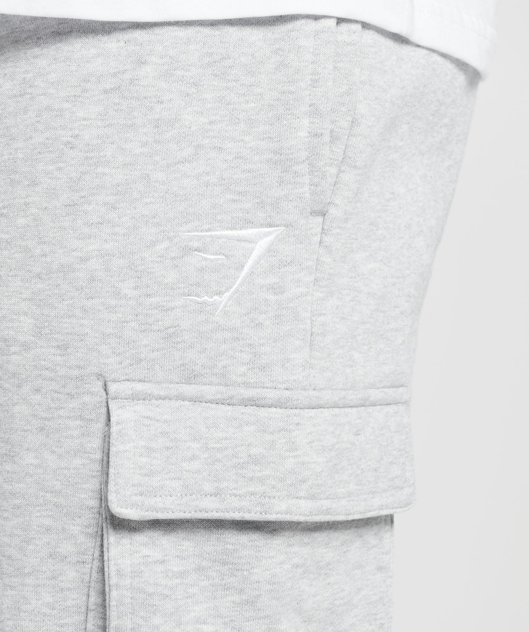 Crest Cargo Joggers Light Grey Core Marl