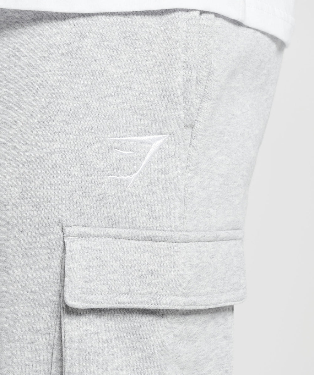 Crest Cargo Joggers Light Grey Core Marl