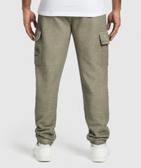Heavyweight Washed Cargo Joggers Utility Green