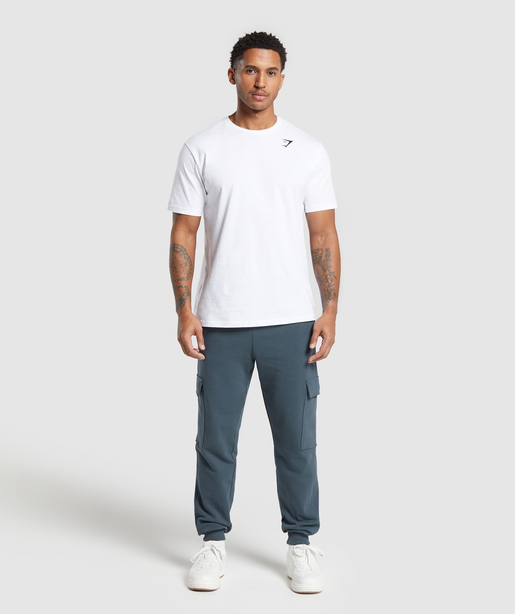 Rest Day Essentials Cargo Joggers Titanium Blue
