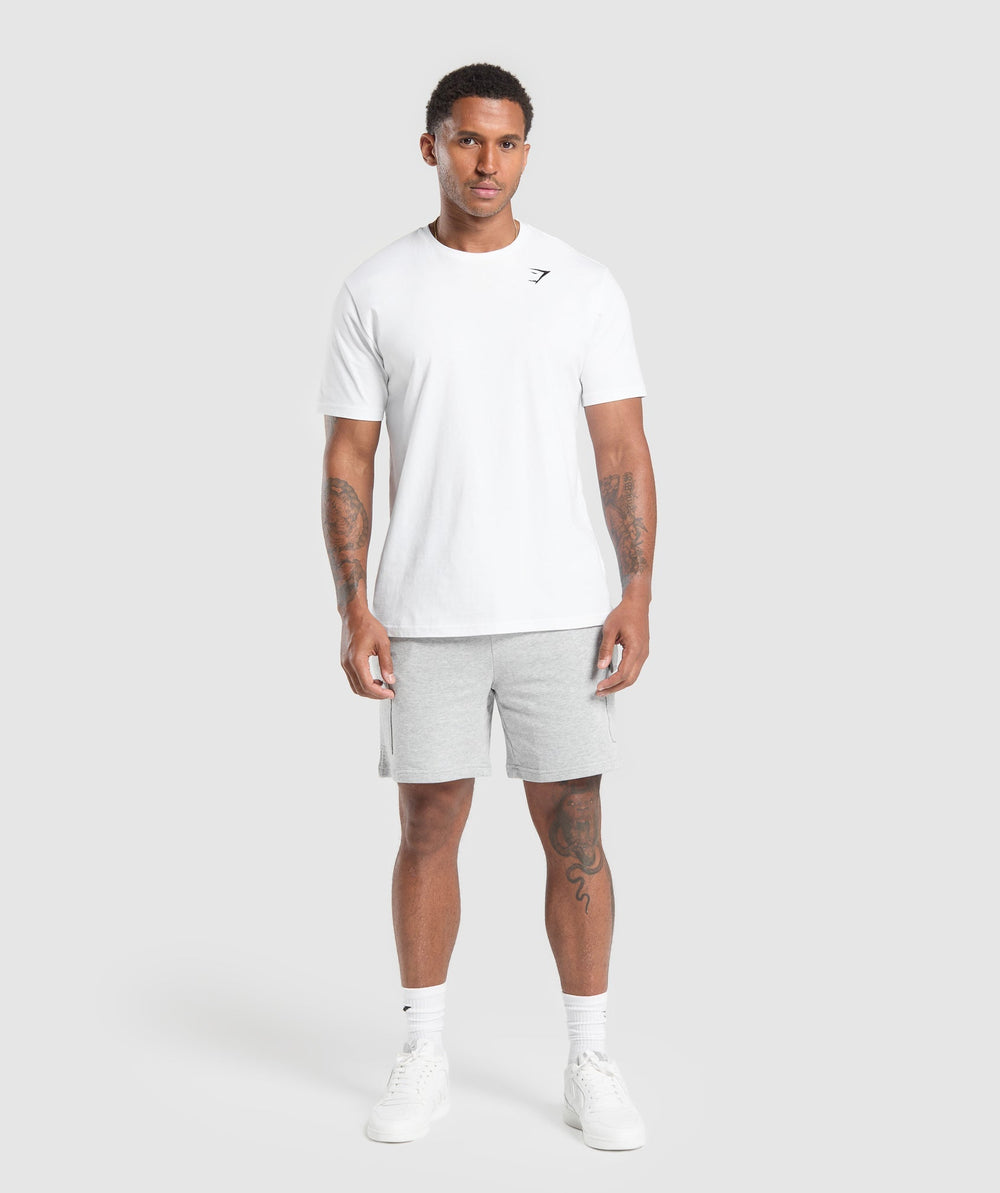 Rest Day Essentials Cargo 7" Shorts Light Grey Core Marl