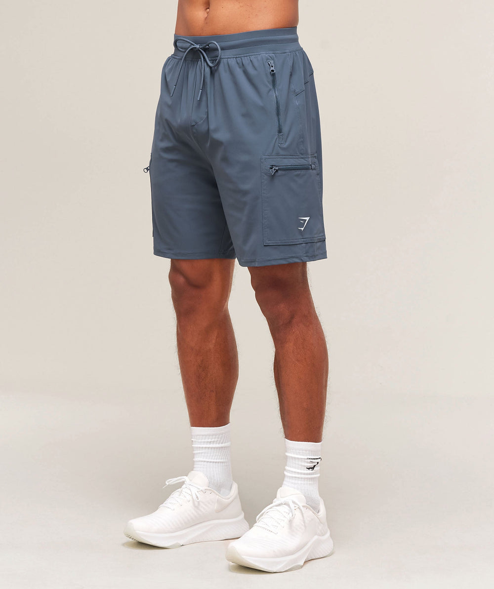Rest Day 6" Cargo Shorts Titanium Blue