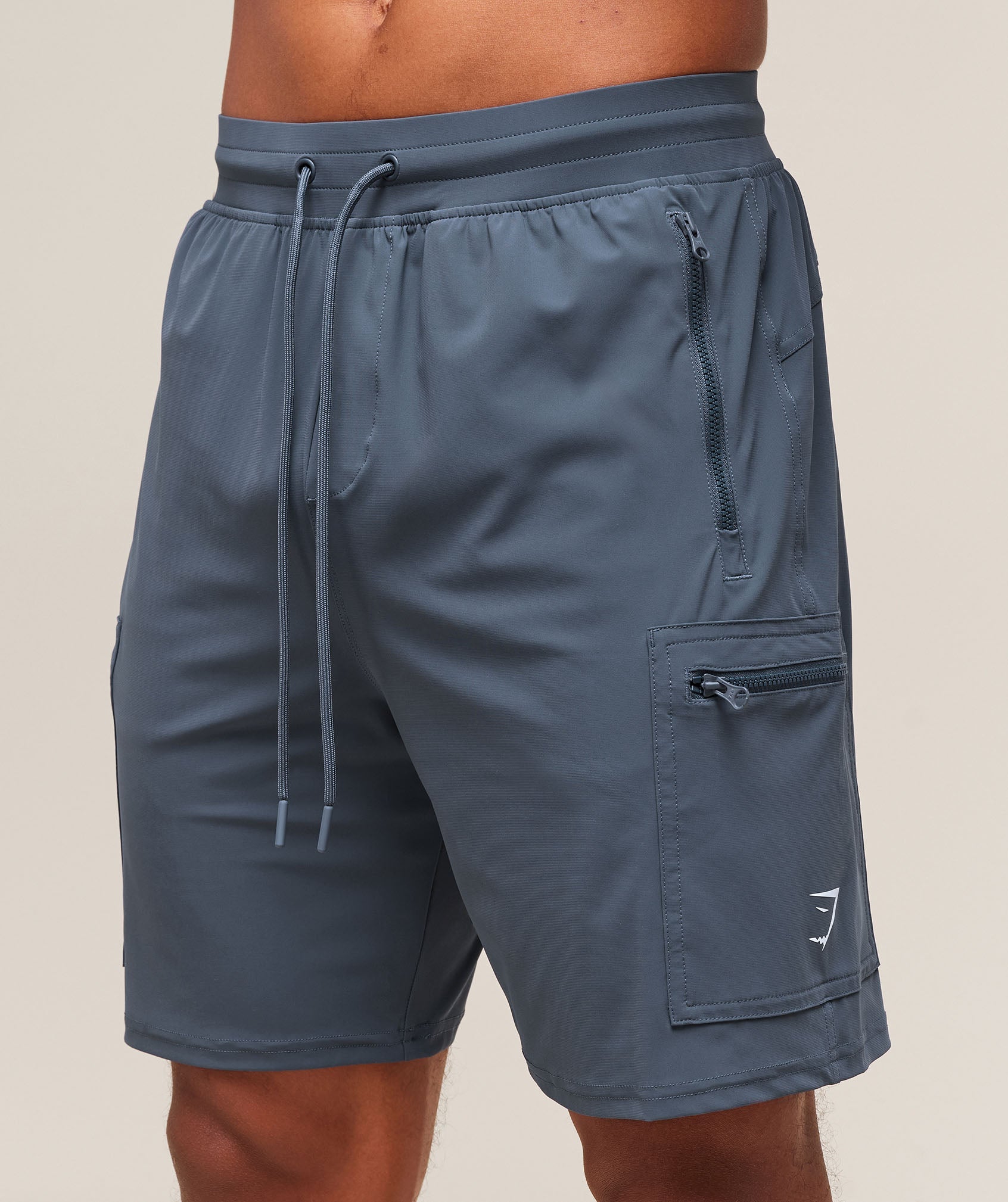 Rest Day 6" Cargo Shorts Titanium Blue