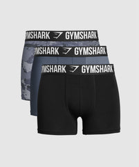 Boxer Brief 3PK Titanium Blue/Denim Grey/Black