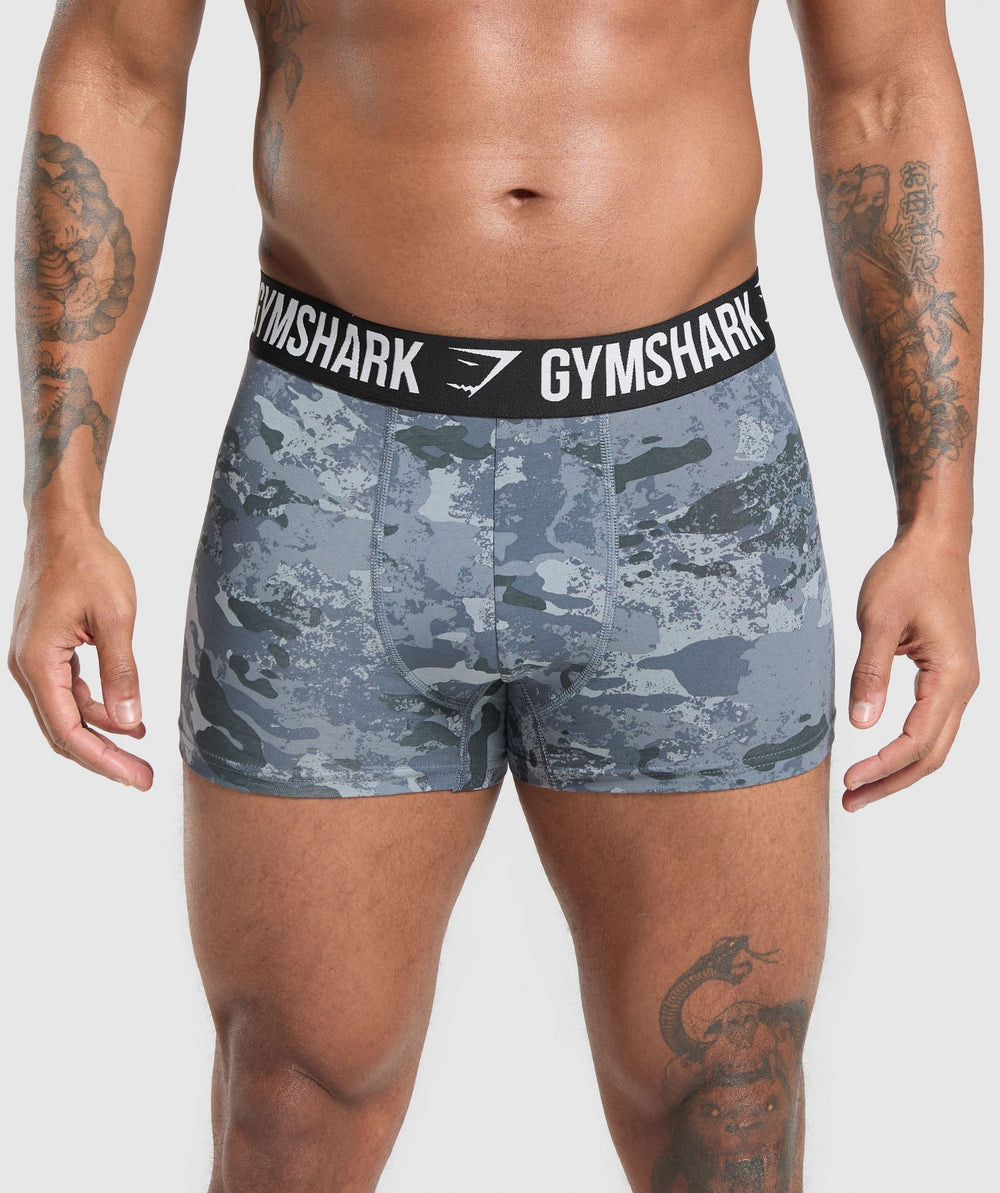 Boxer Brief 3PK Blue Surf/Denim Grey/Black