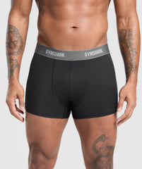 Sports Tech Boxer 3PK Black/Deep Orange/Celeste Blue