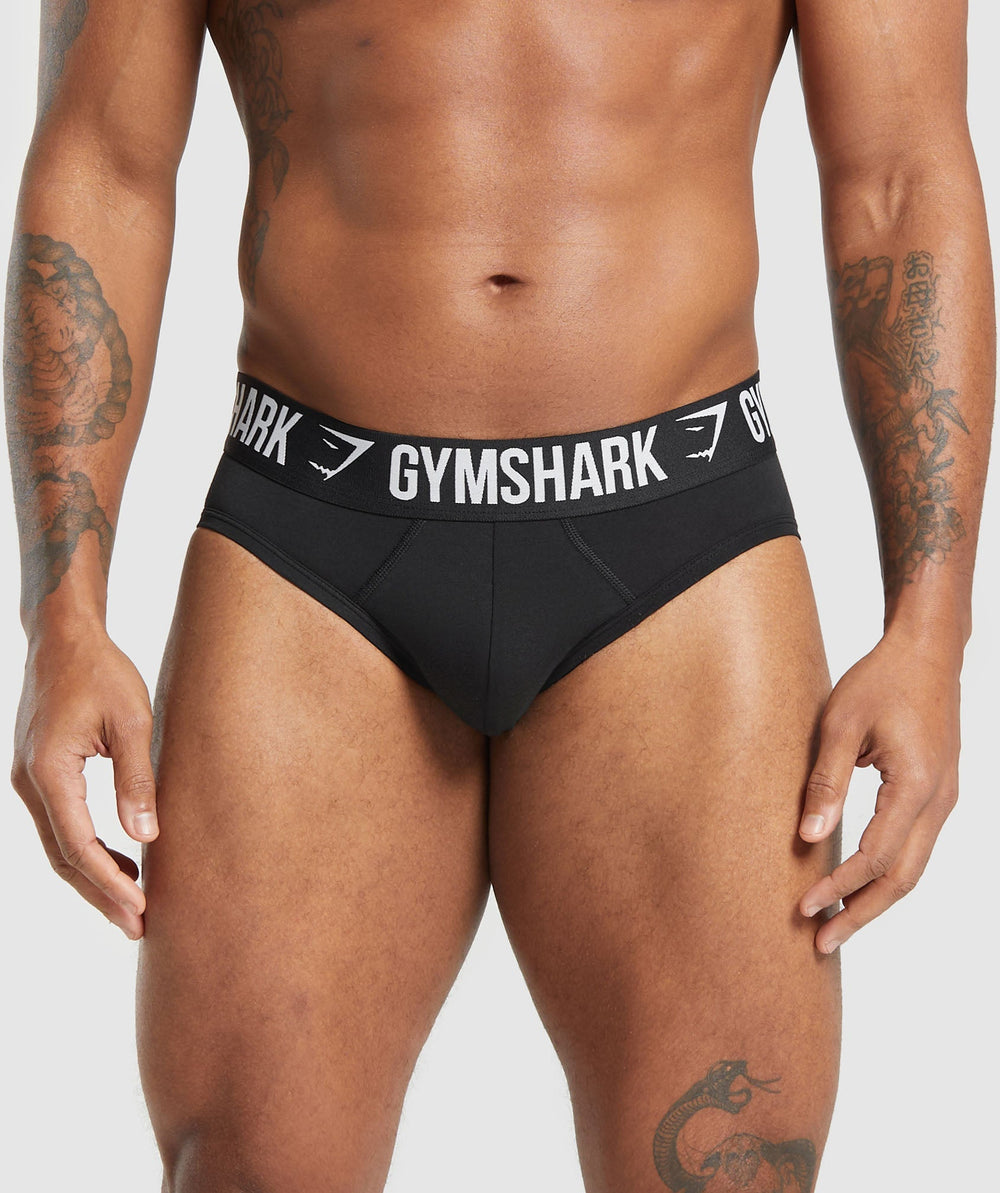 Brief 3PK Black