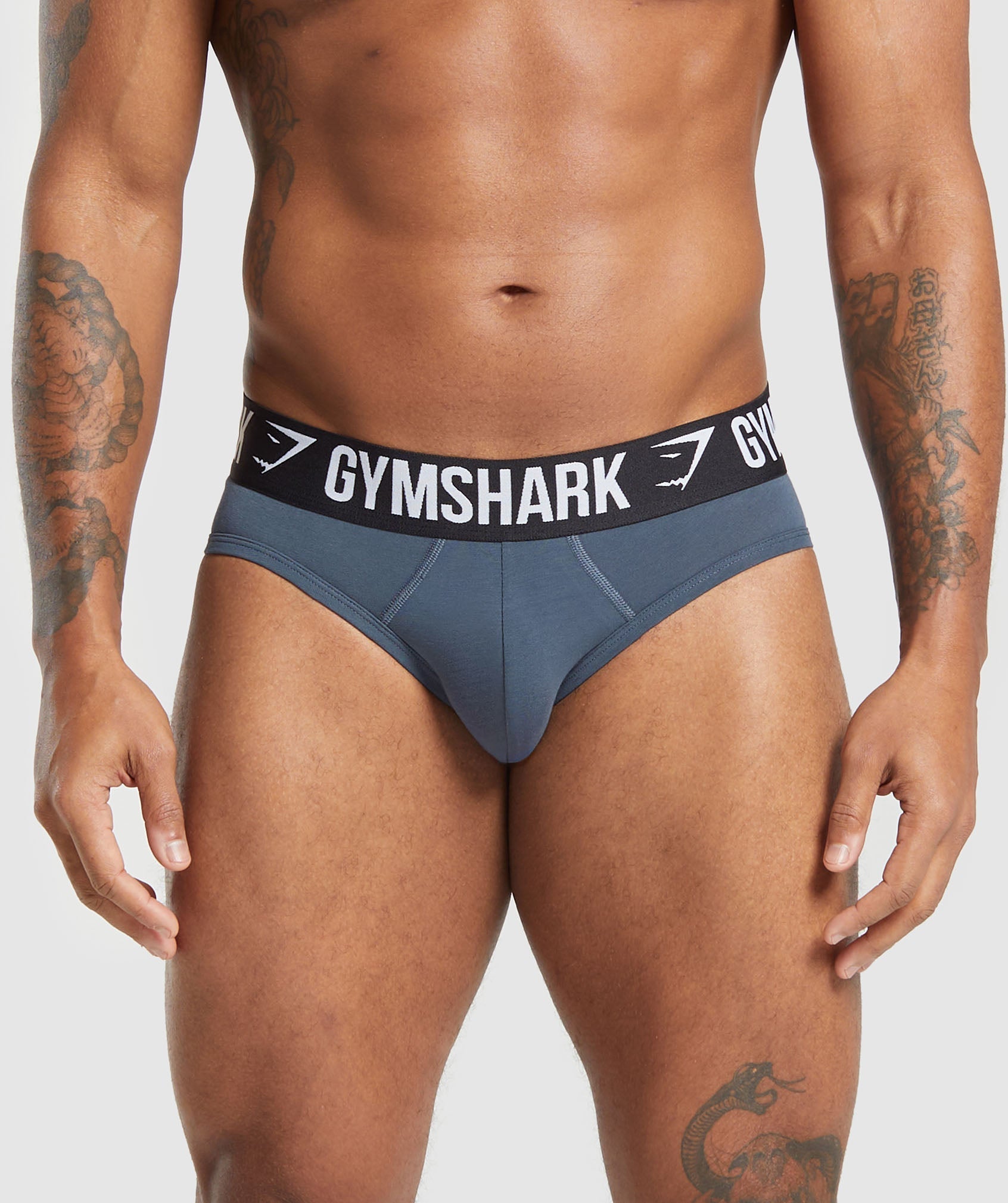 Brief 3PK Denim Grey/Titanium Blue/Black