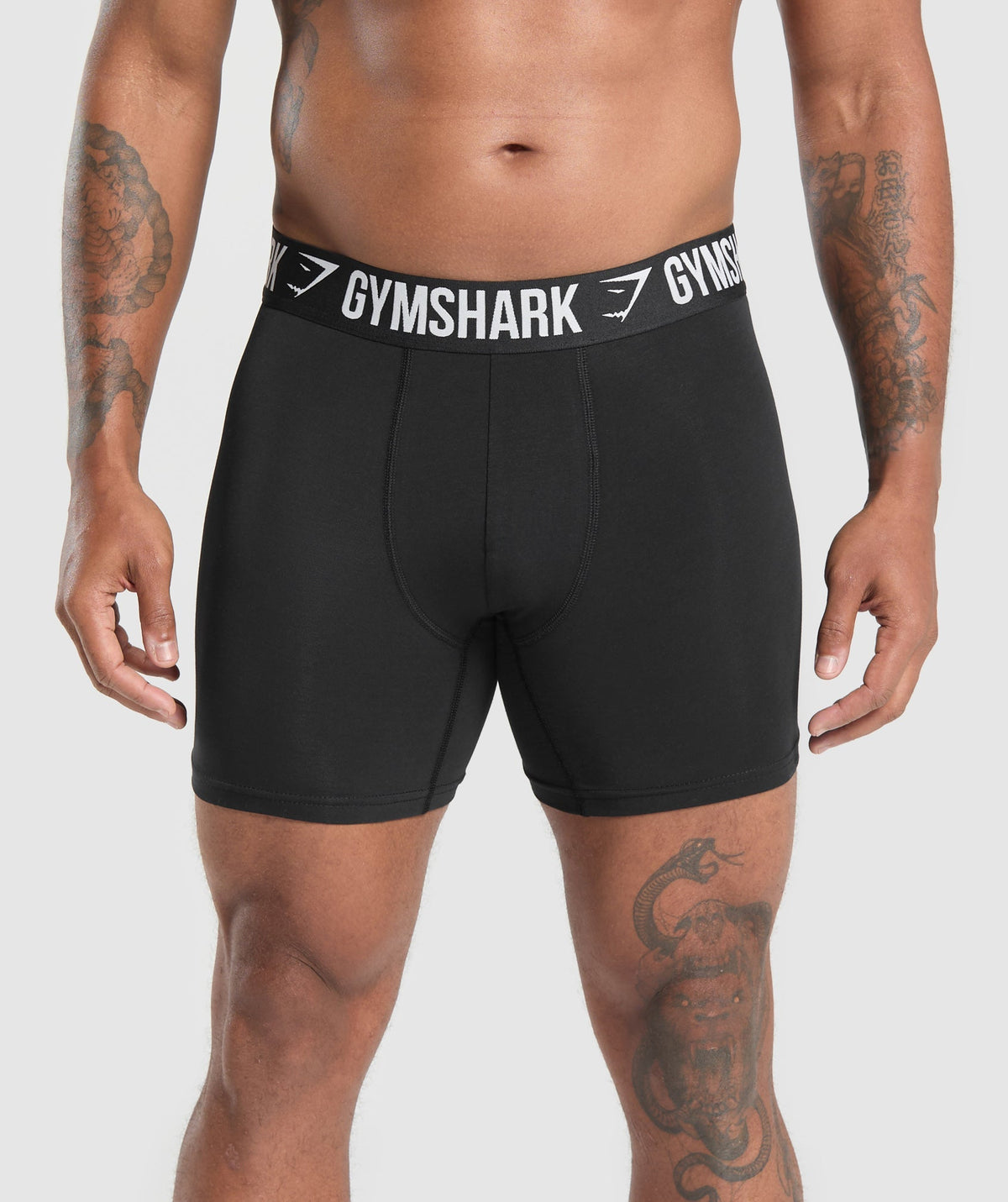Long Boxer Brief 3PK Black/Black/Black