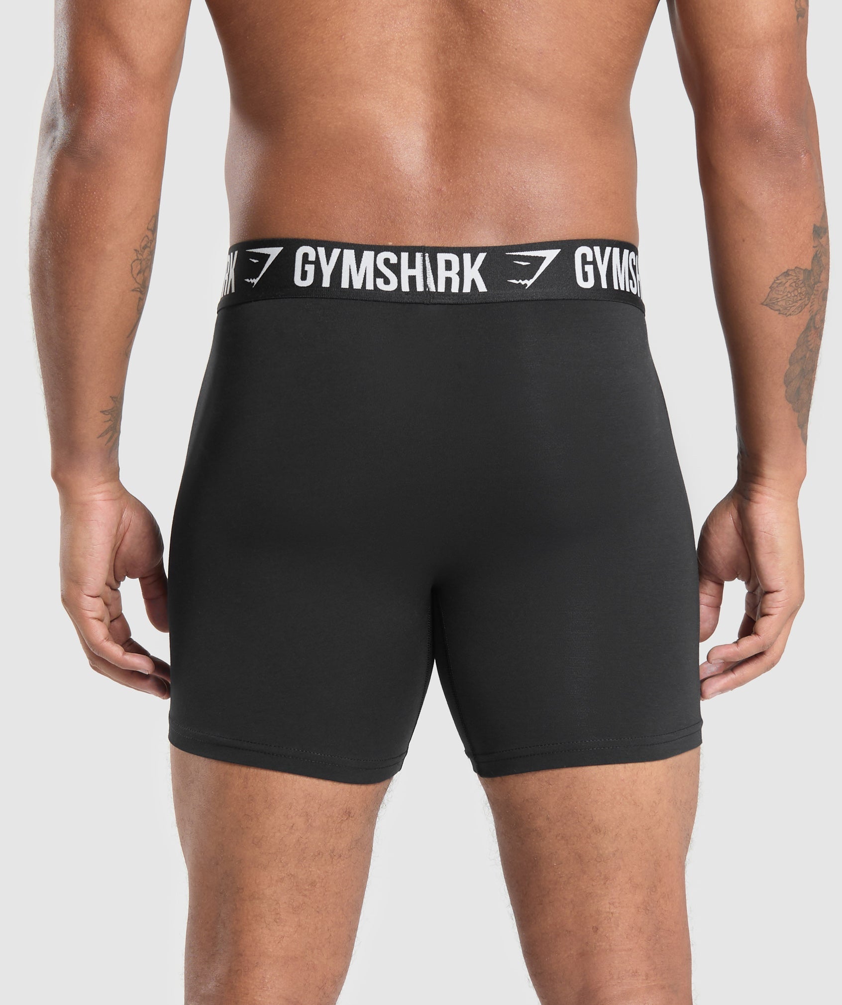 Long Boxer Brief 3PK Black/Black/Black