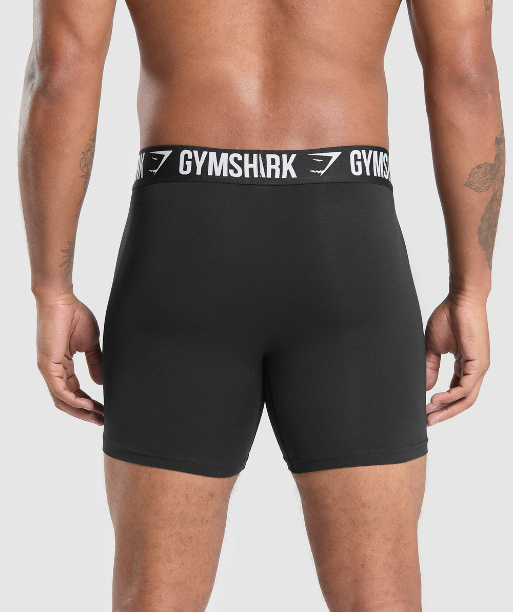 Long Boxer Brief 3PK Black/Black/Black