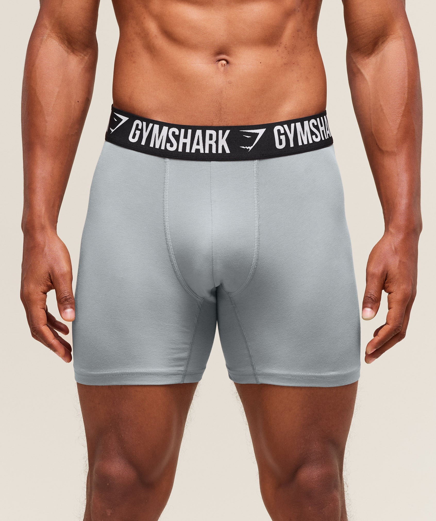 Long Boxer Brief 3PK Denim Grey/Titanium Blue/Black