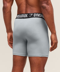Long Boxer Brief 3PK Denim Grey/Titanium Blue/Black