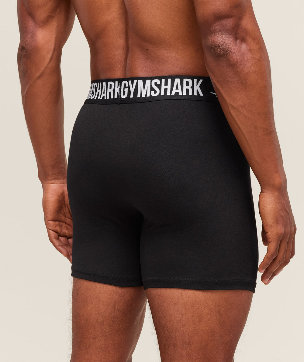 Long Boxer Brief 3PK Denim Grey/Titanium Blue/Black