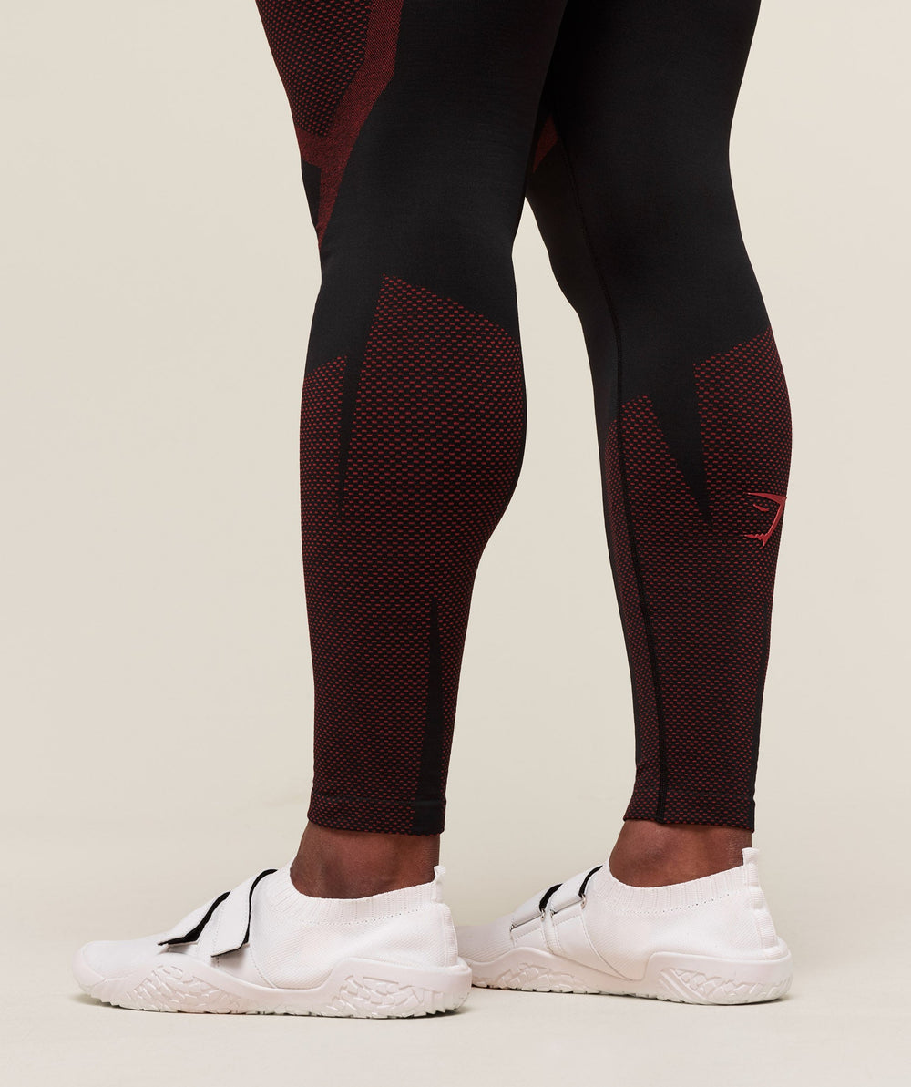 Onyx 5.0 Seamless Tight Black/Carmine Red