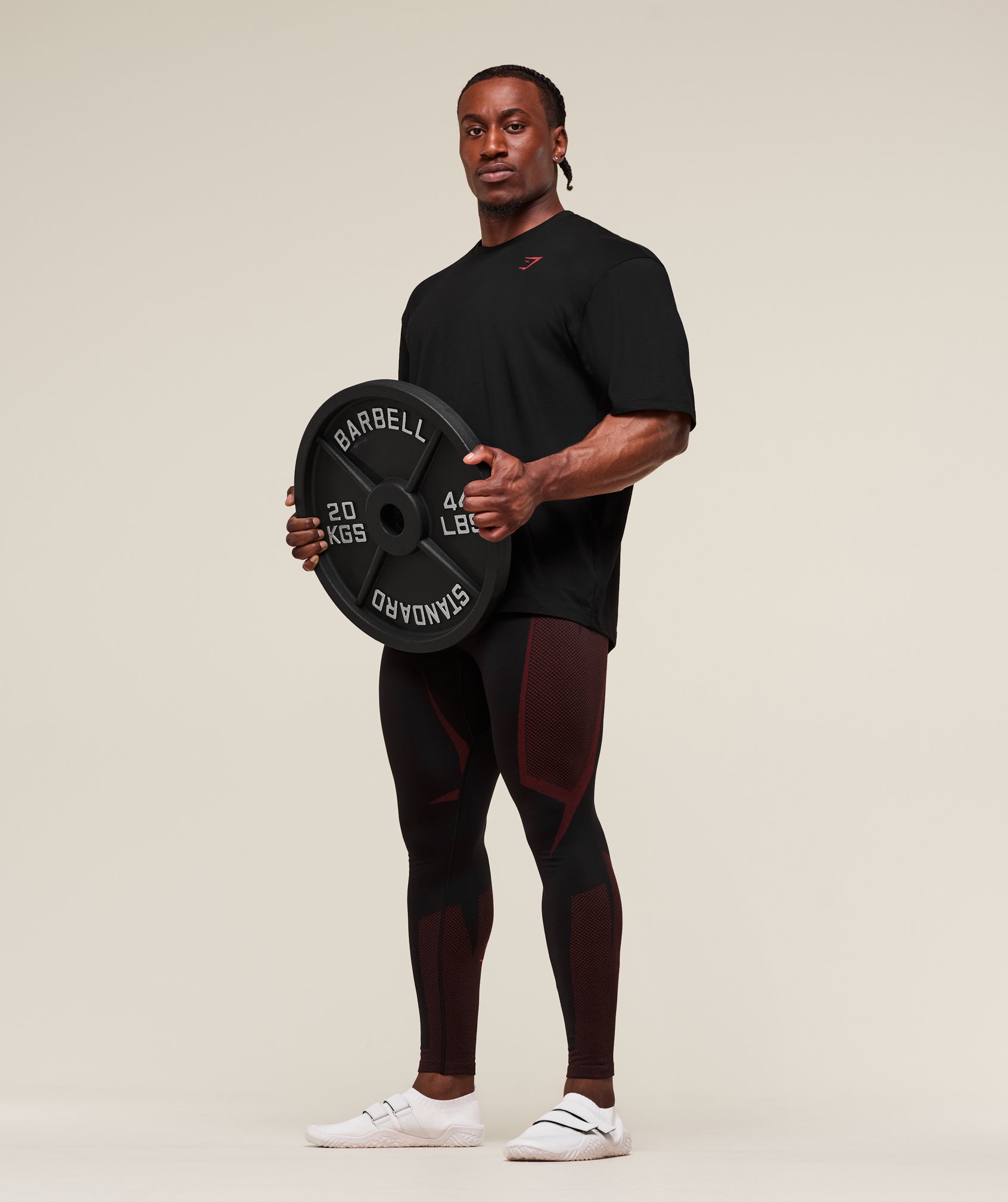 Onyx 5.0 Seamless Tight Black/Carmine Red