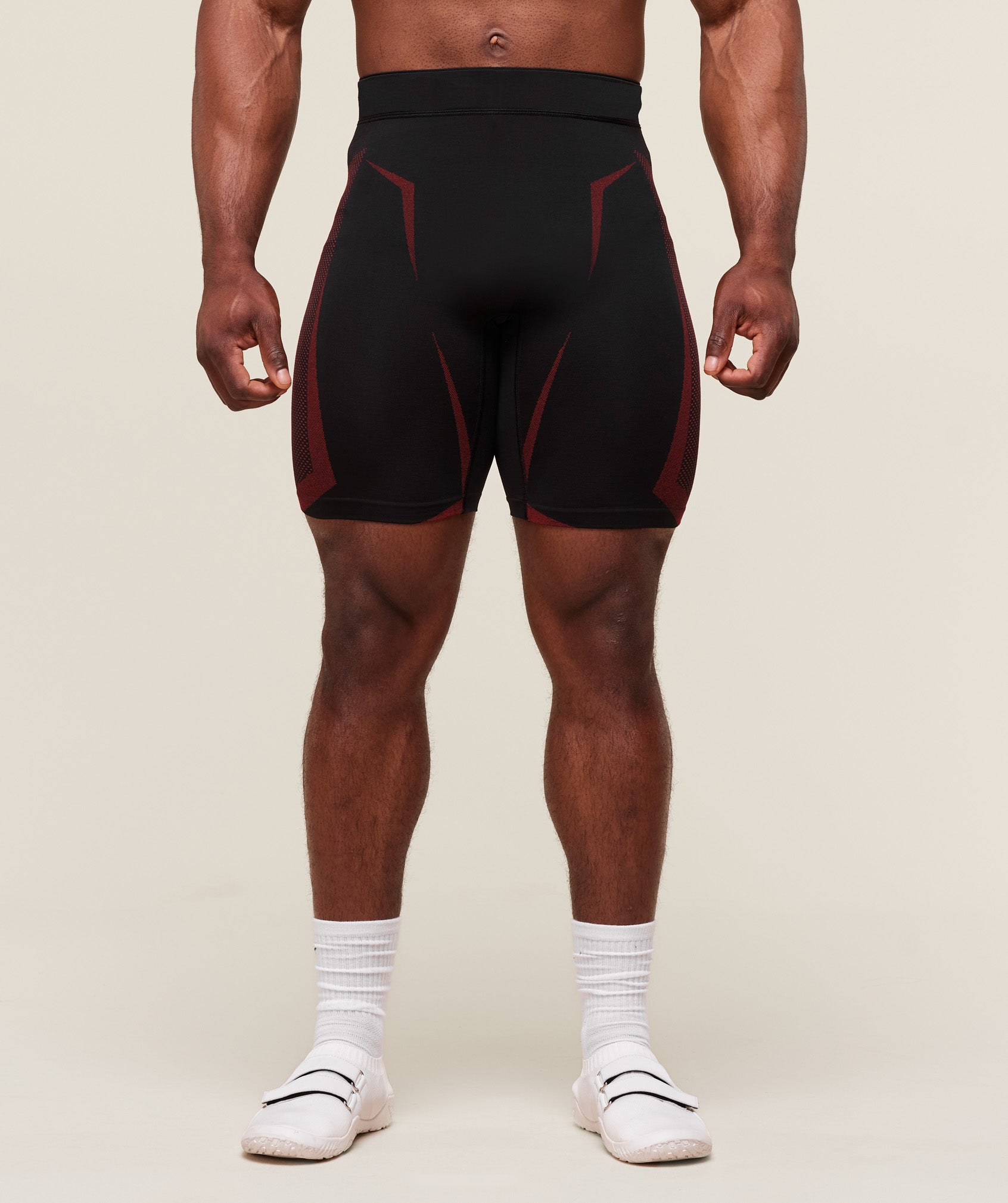 Onyx 5.0 Seamless Half Tight Black/Carmine Red