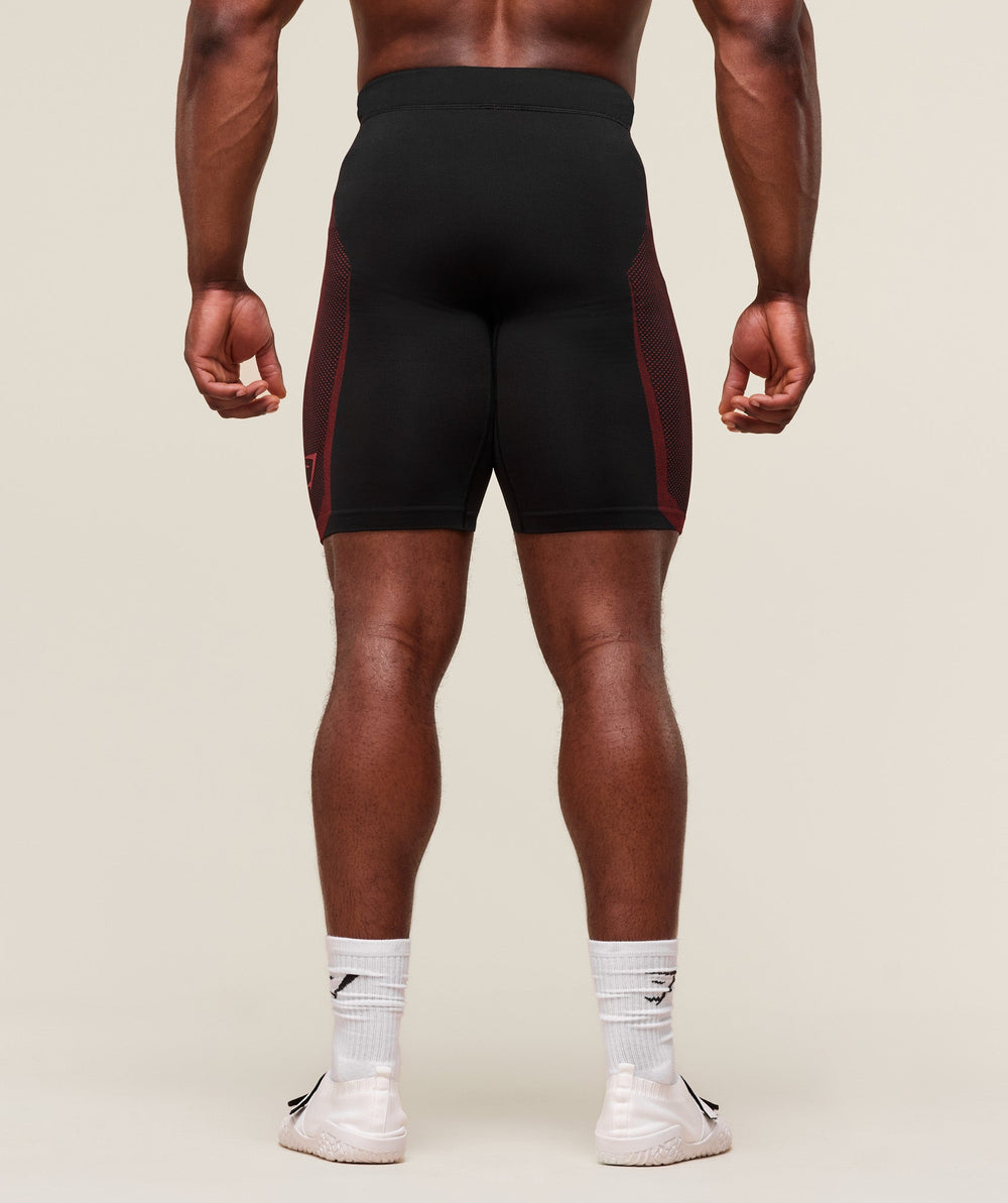 Onyx 5.0 Seamless Half Tight Black/Carmine Red