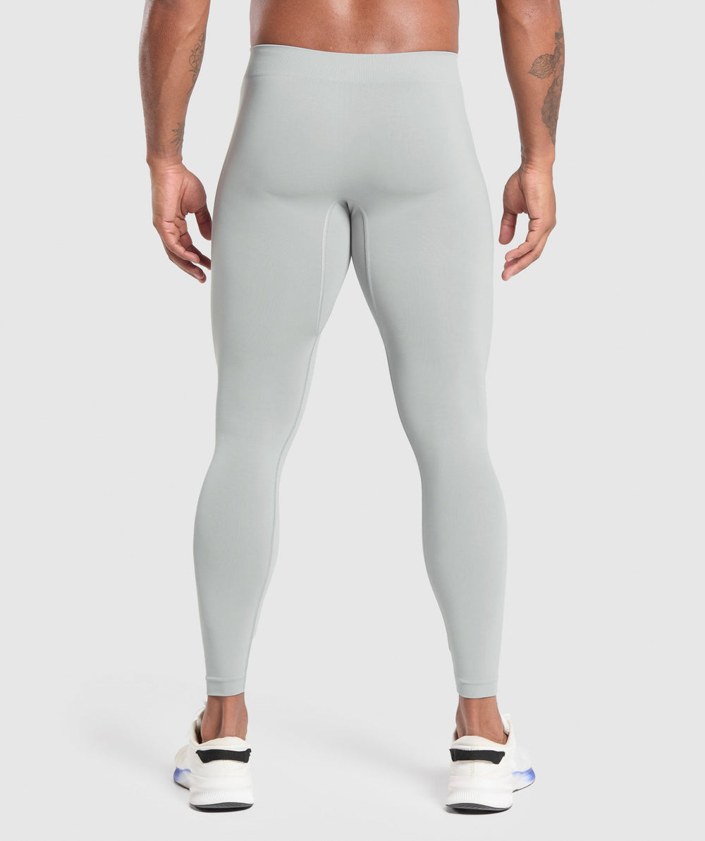 Everyday Seamless Baselayer Leggings Silver Grey