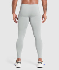 Everyday Seamless Baselayer Leggings Silver Grey