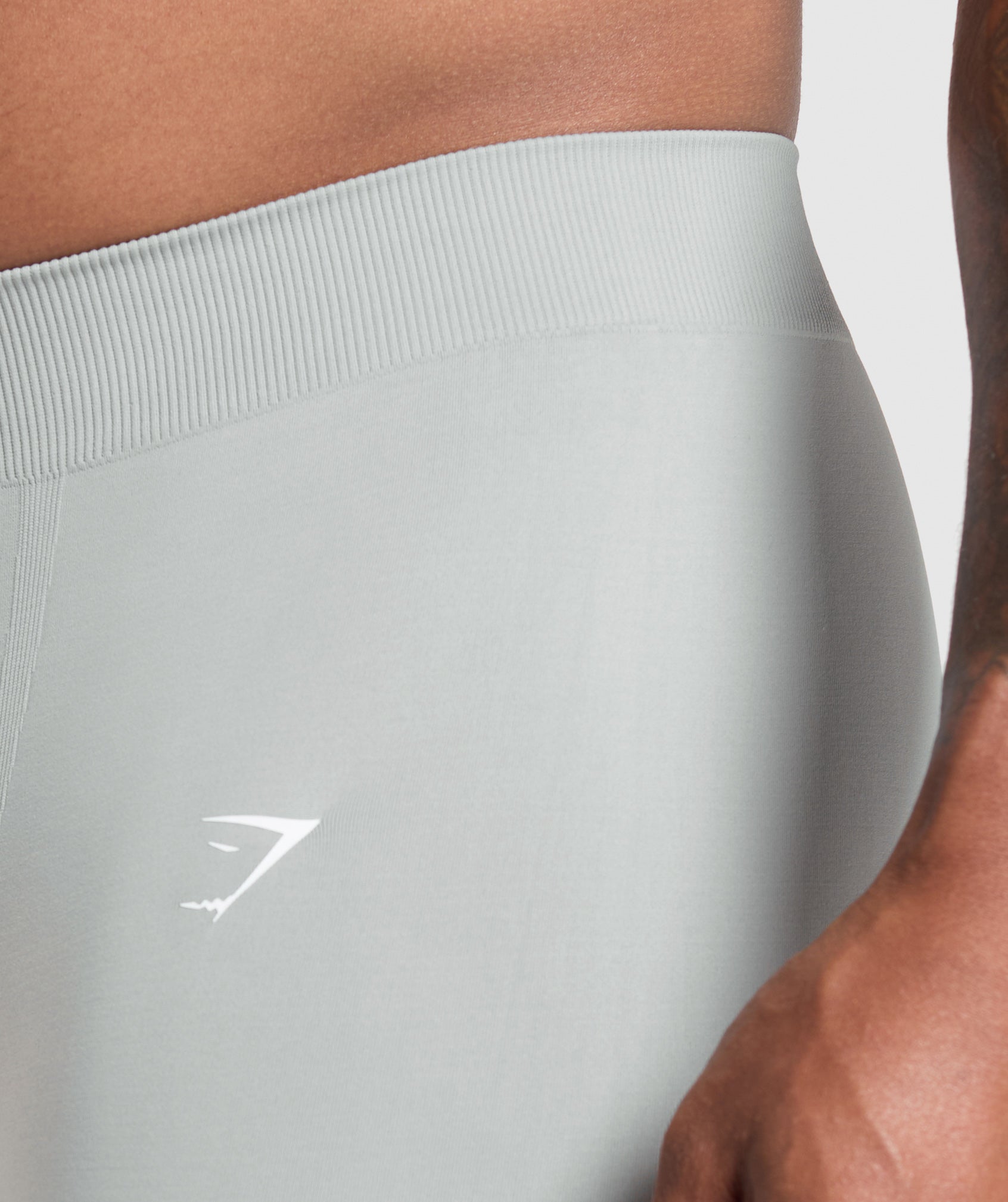 Everyday Seamless Baselayer Leggings Silver Grey