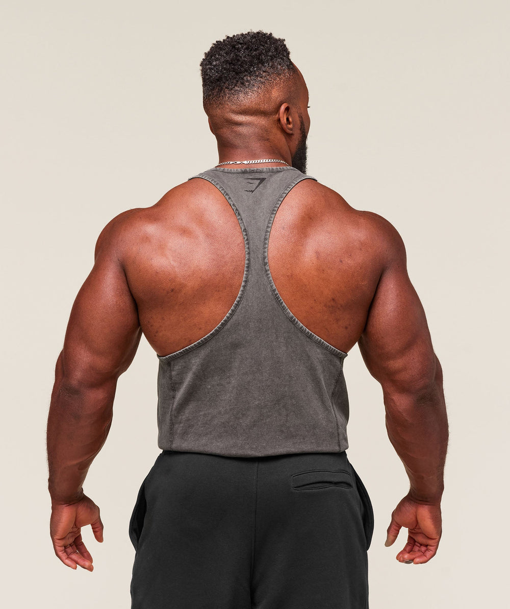 Heritage Washed Stringer Onyx Grey