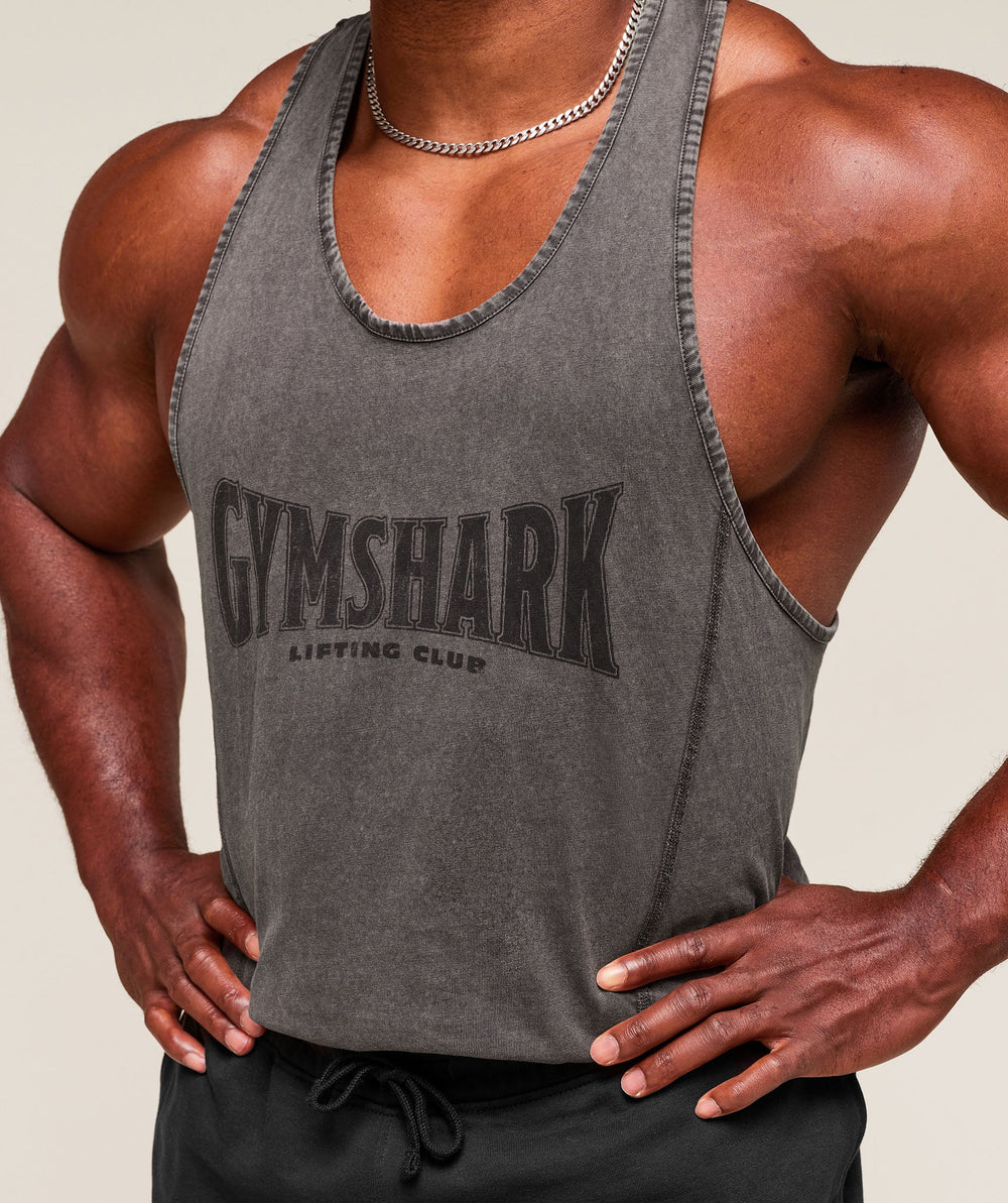 Heritage Washed Stringer Onyx Grey