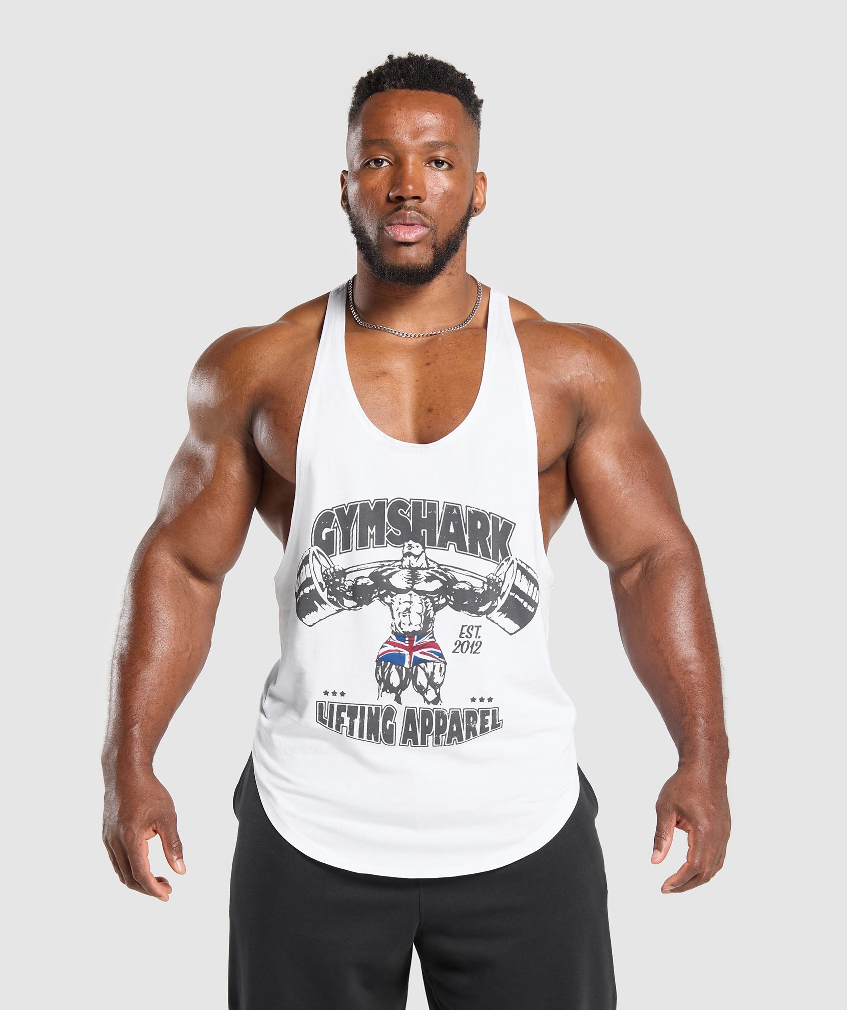 Lifting Apparel Stringer White