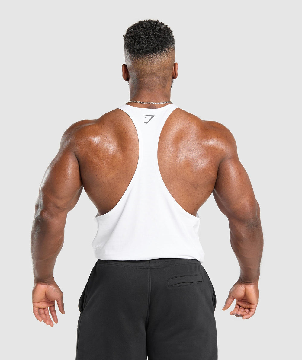 Lifting Apparel Stringer White
