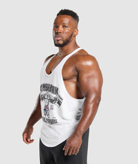 Lifting Apparel Stringer White