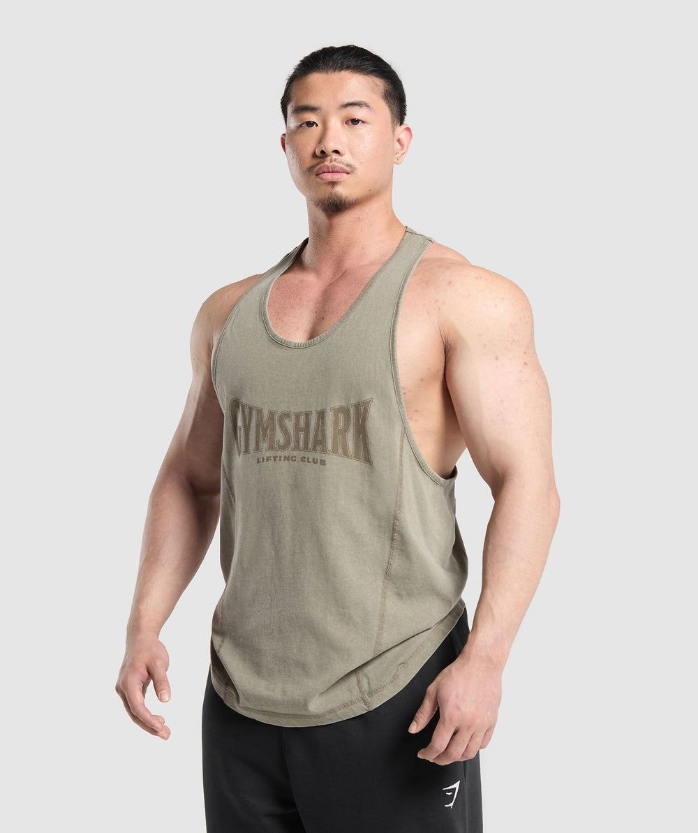 Heritage Washed Stringer Utility Green