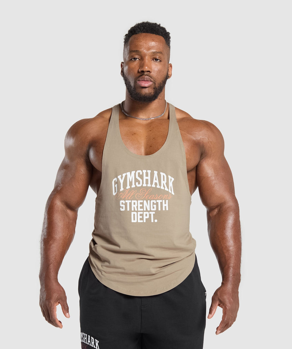 Trophy Graphic Stringer Cement Brown