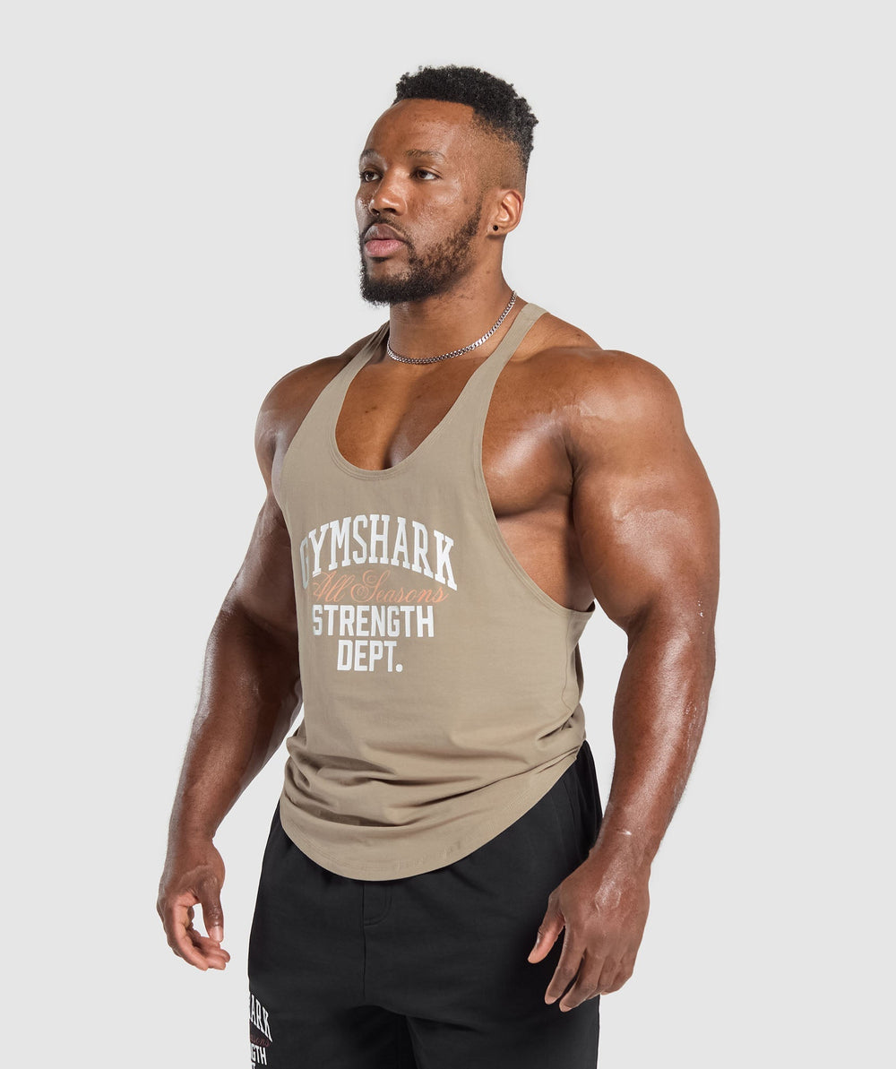 Trophy Graphic Stringer Cement Brown